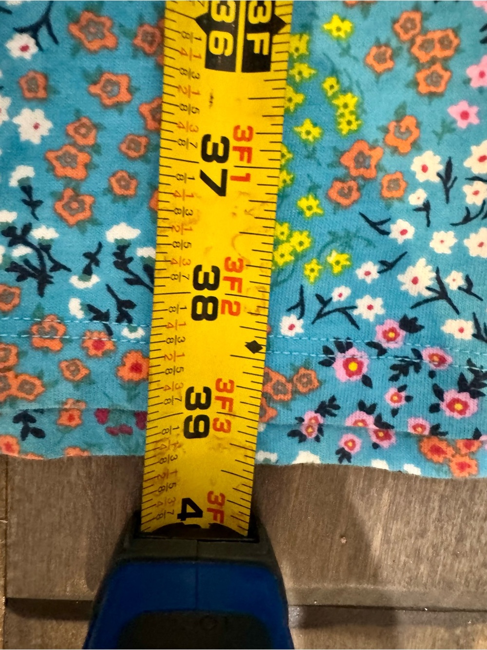 Lands’ End Floral Sleeveless Dress XL Blue Pull On Pockets Casual Midi - Picture 14 of 14